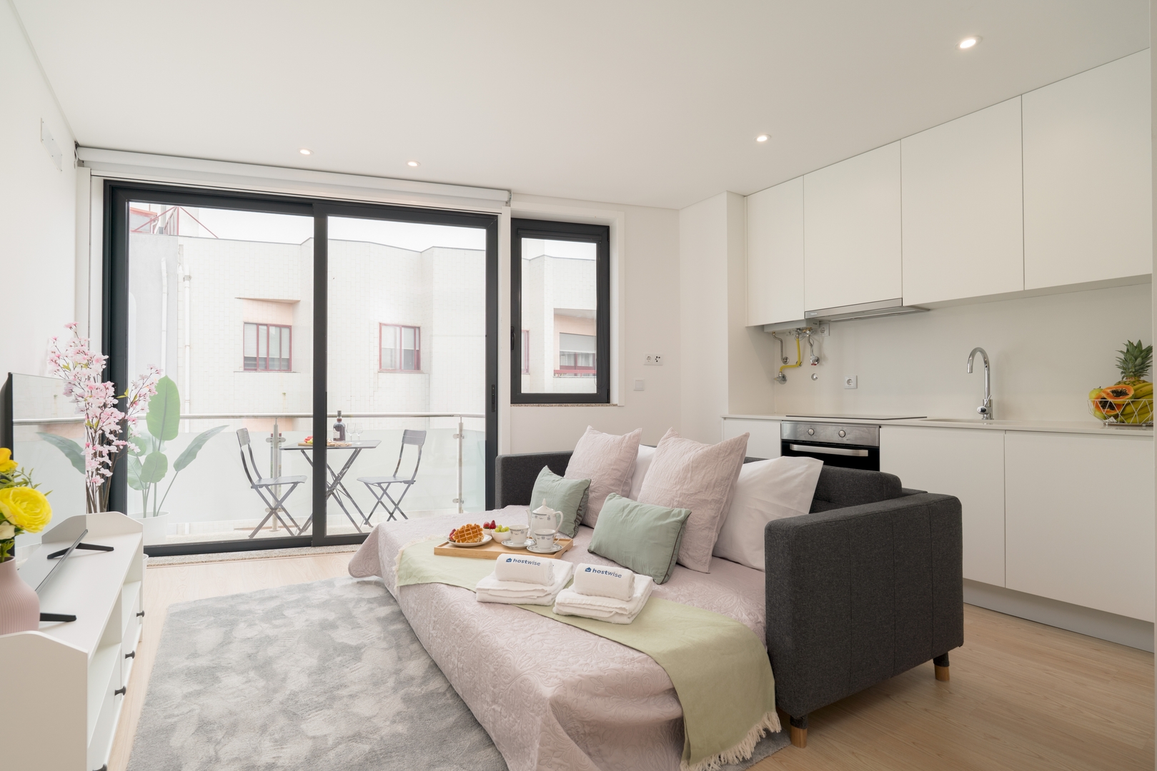 Stylish Studios w/ Balcony & Parking by HostWise 19 Host Wise Booking