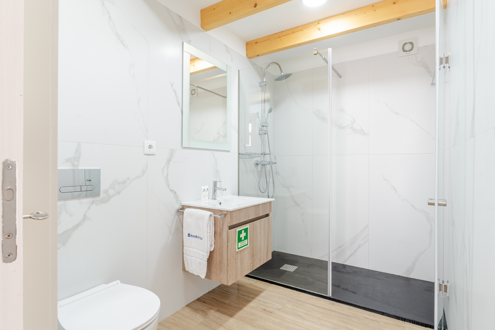 Courtyard T1 Apartments with BBQ by HostWise 71 Host Wise Booking