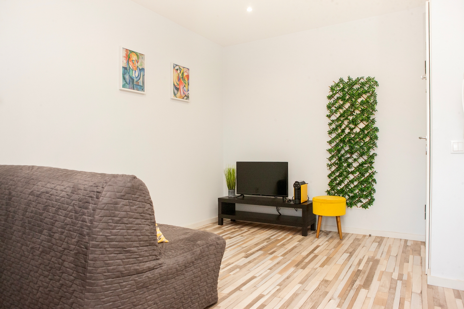 Twin Balcony Flats, Bold Yellow Style by HostWise 12 Host Wise Booking