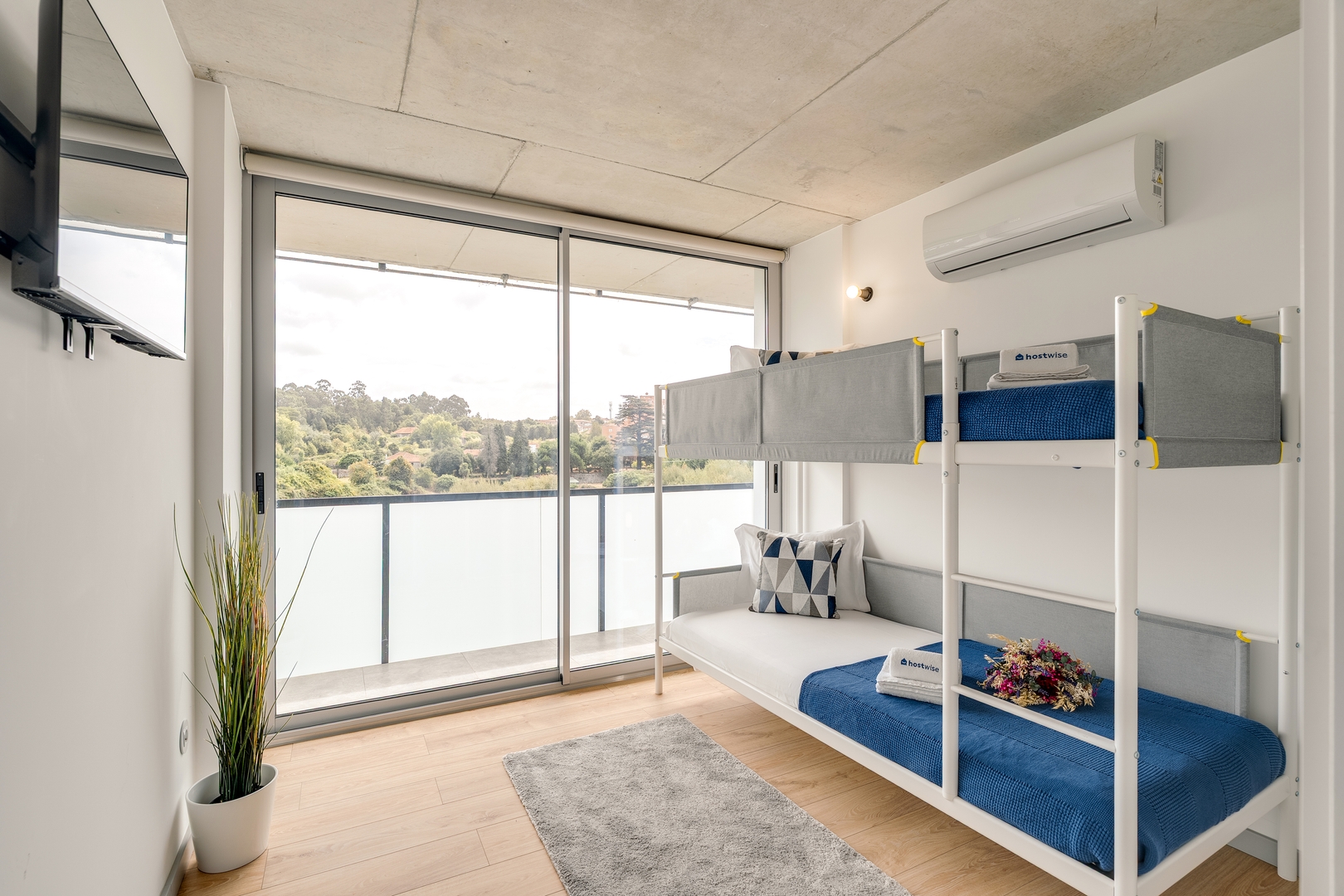 Balcony 2BRs with Pool & Parking by HostWise 3 Host Wise Booking