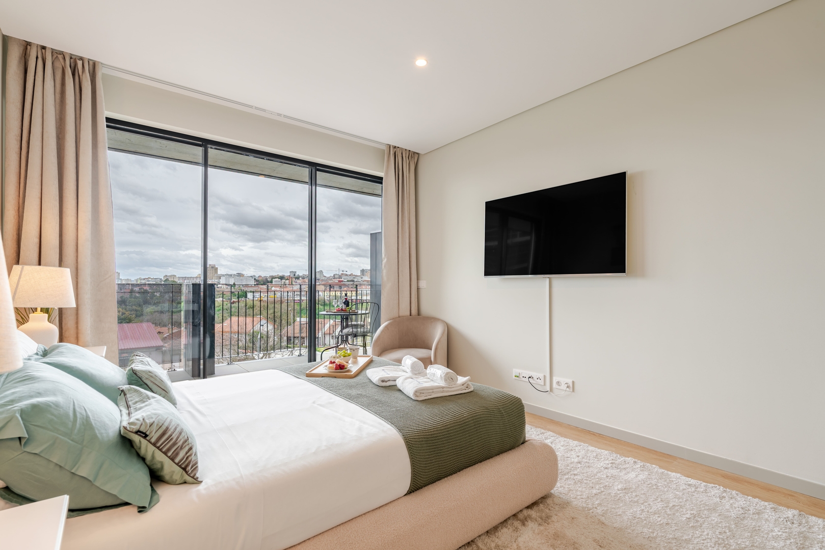 Rooftop Pool & Balconies in Gaia by HostWise 6 Host Wise Booking