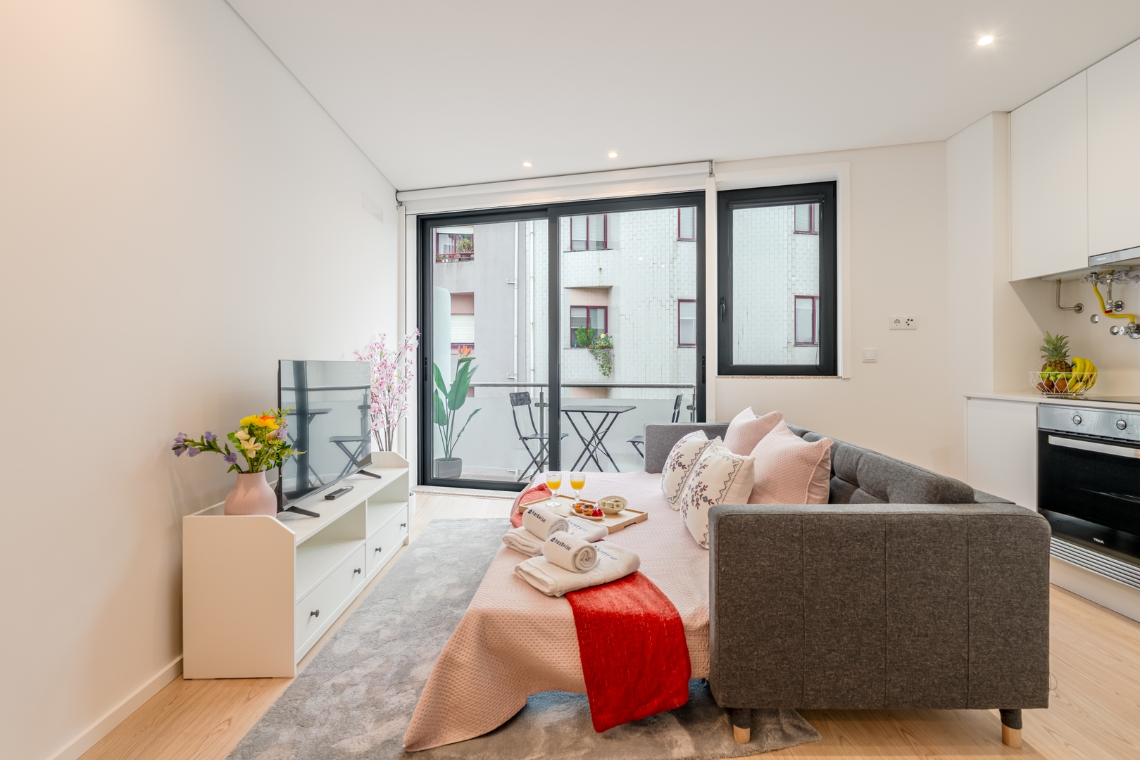 Stylish Studios w/ Balcony & Parking by HostWise 5 Host Wise Booking