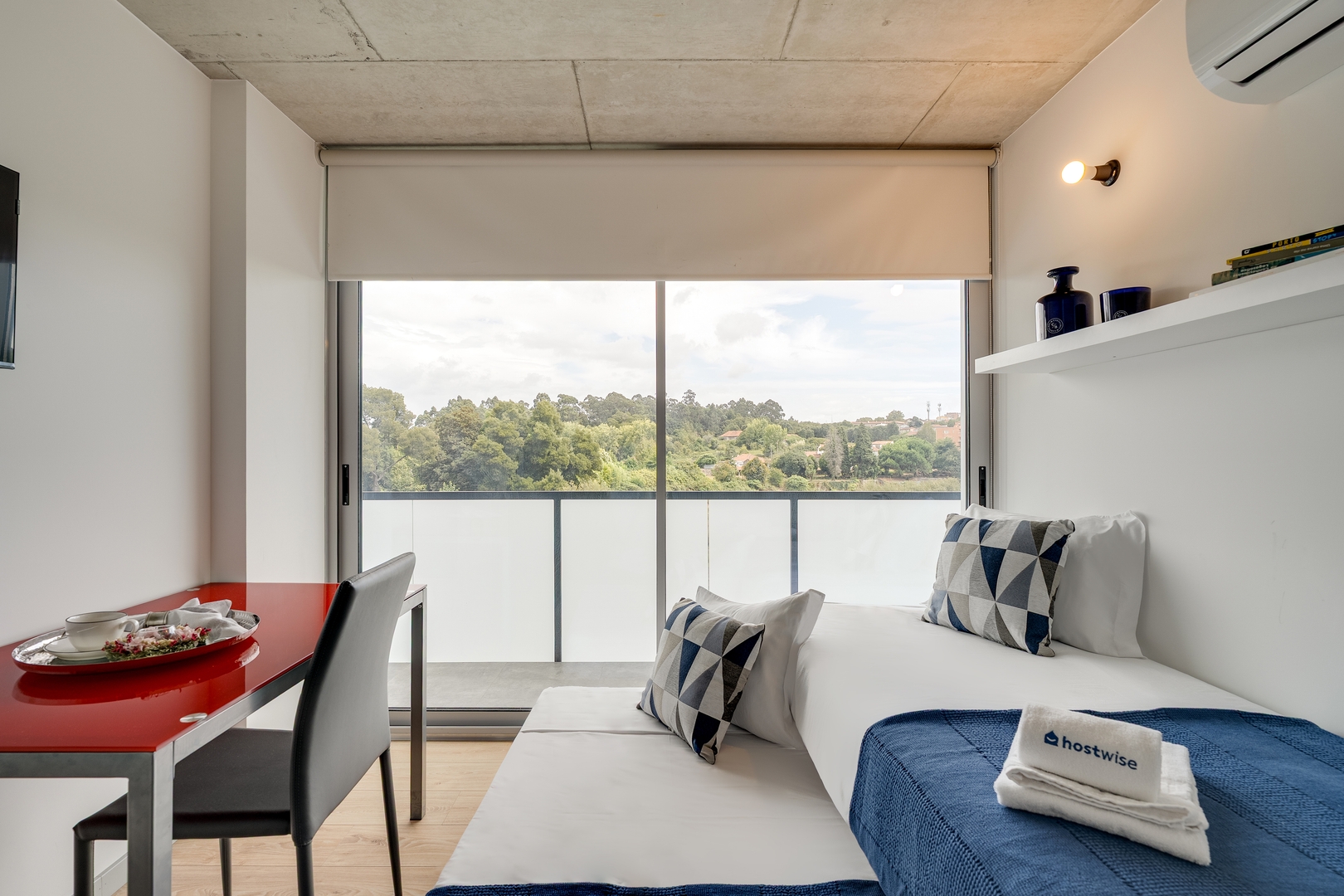 Balcony 2BRs with Pool & Parking by HostWise 61 Host Wise Booking