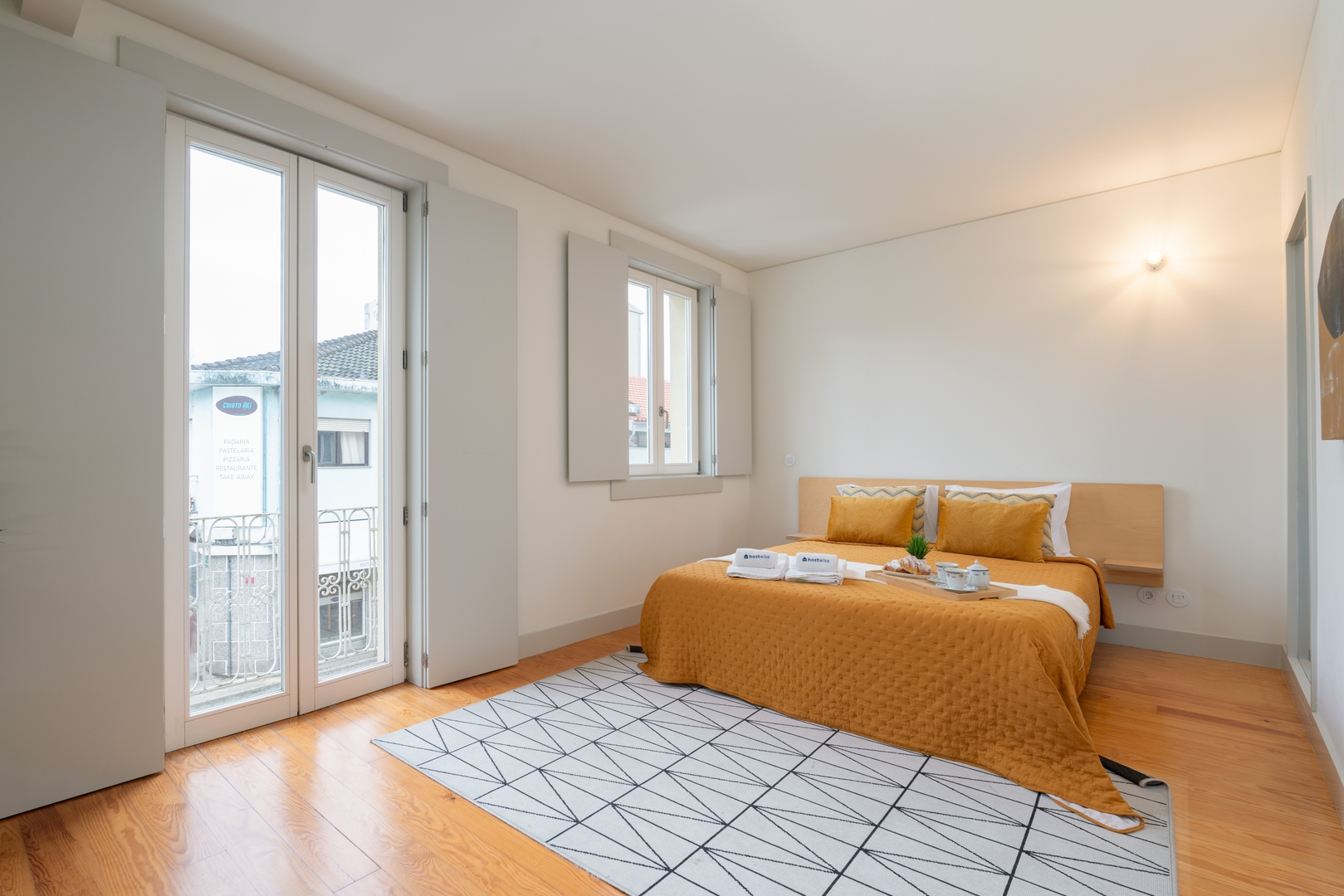 Dual Sunny Studios in Old Guimarães by HostWise 1 Host Wise Booking