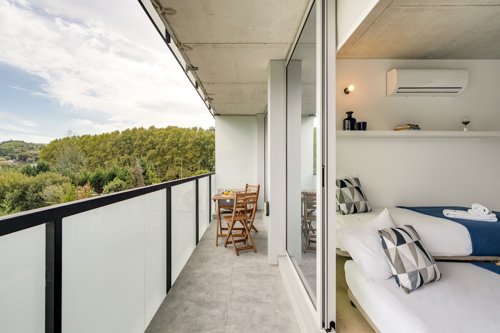 Balcony 2BRs with Pool & Parking by HostWise 64 Host Wise Booking