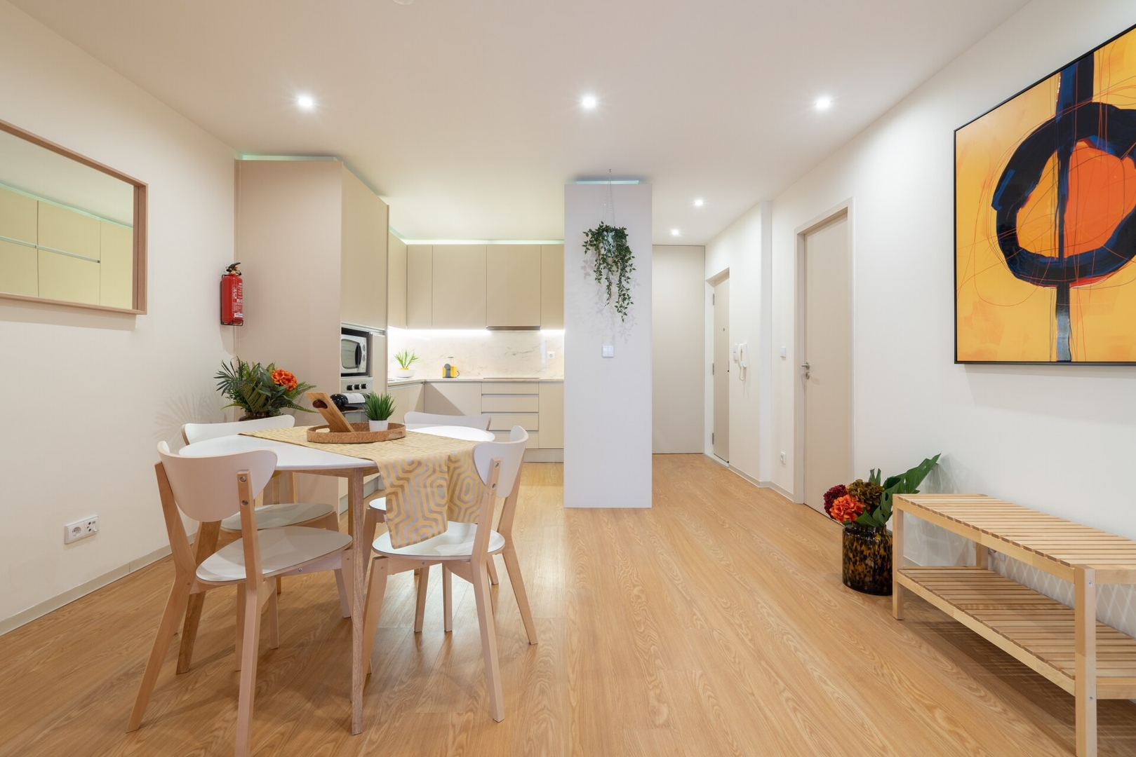 Colorful Bright Flats w/ Balcony by HostWise 45 Host Wise Booking