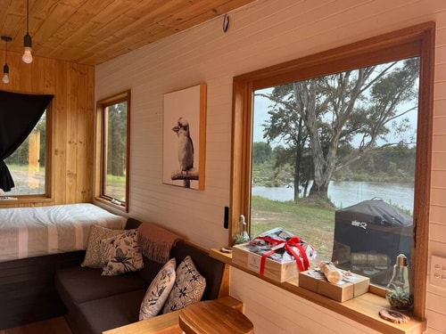 Hill Top Tiny River House 2 Tiny River Houses - Book your dream tiny house now!