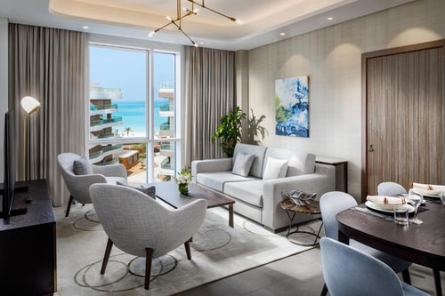 2 Bedroom Apartment Sea View Near Al Nahyan Mosque 3 Luxury Bookings