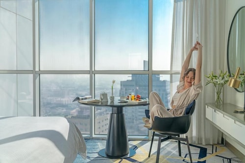 Deluxe King or Twin Near Sharjah Expo Center 3 Luxury Bookings