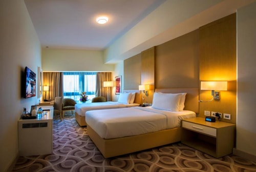 King or Twin Room Near Umm Al Shief Metro 2 Luxury Bookings