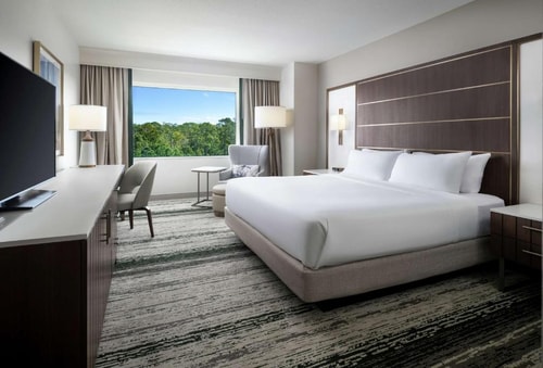 King Room Near Tesla Destination Charger ORL 1 Luxury Bookings
