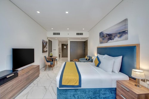 Studio Apartment Near Al Maya Supermarket Ad 1 Luxury Bookings