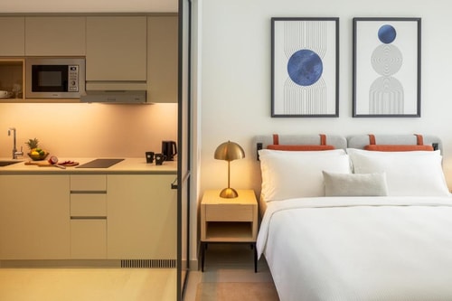 King Or Twin Studio Apartment Near Al Saadiyat 3 Luxury Bookings