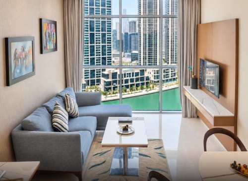 One Bedroom Suite Near Marasi Marine Station Dubai 4 Luxury Bookings