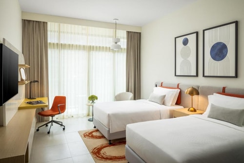 King Or Twin Studio Apartment Near Al Saadiyat 2 Luxury Bookings