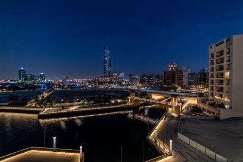 Studio Creek View Apartment Jaddaf Metro 15 Luxury Bookings