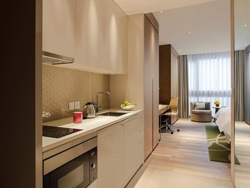 King Or Twin Studio City View Near Dhow Wharfage 3 Luxury Bookings
