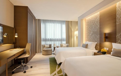 King Or Twin Studio City View Near Dhow Wharfage 1 Luxury Bookings