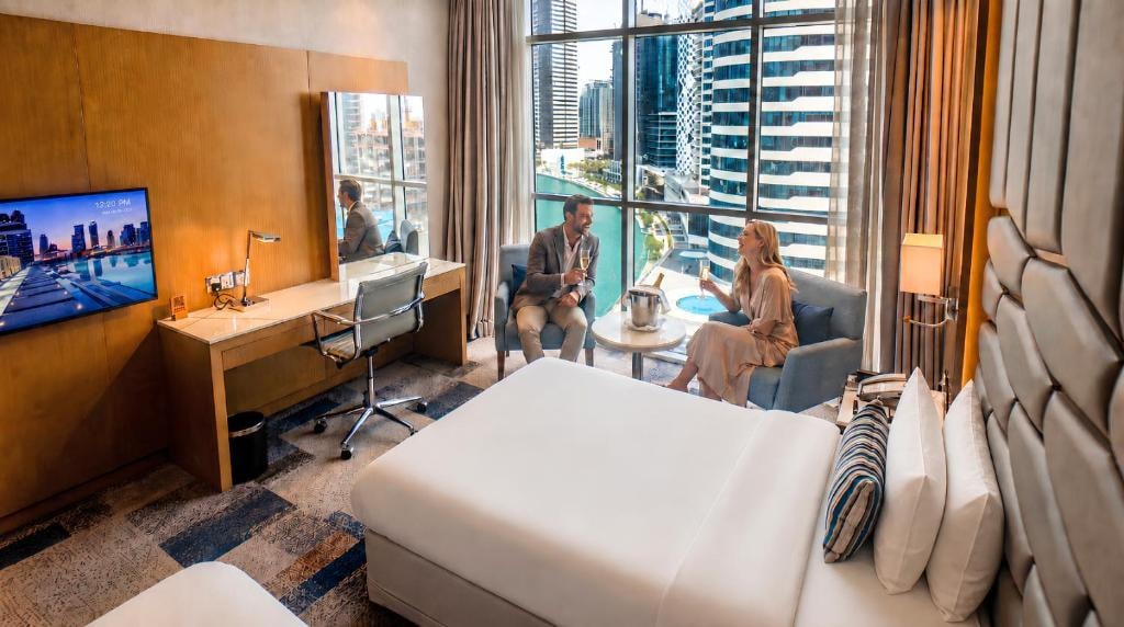 Deluxe Room Partial Canal View In Business Bay Luxury Bookings