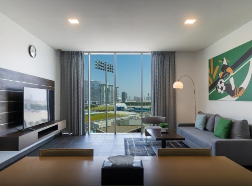 Two Bedroom Apartment Near Dubai Sports City 15 Luxury Bookings
