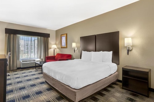 King Room With Sofa Bed Near Furr High School HOU 1 Luxury Bookings