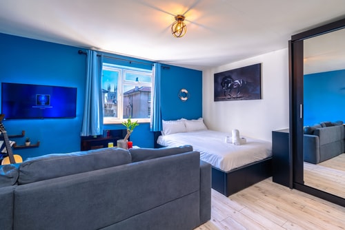 Skyline Apartment: Modern Nautical Charm 0 The Upgrade Authority