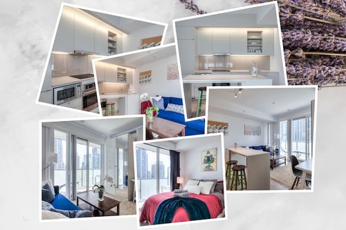 Charming 1BR 4 Can sleep 5 Minutes to CN Tower