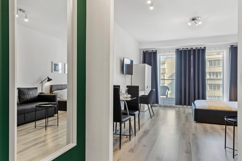 Aquarius Skyline Studio | Balcony & Boulevard View