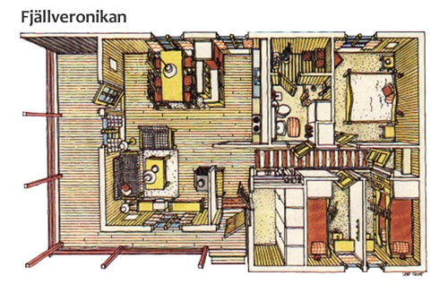 Sauna | Wi-Fi | Terrace | Wood stove | Cable TV 12 Stugor & Boende