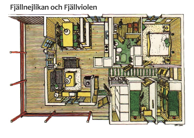 Ski-in/out | Bastu | Wi-Fi | Terrass | Braskamin 12 Stugor & Boende