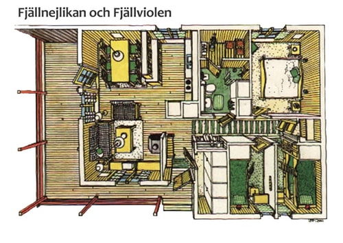 Sauna | Wi-Fi | Terrace | Wood stove | Cable TV 12 Stugor & Boende