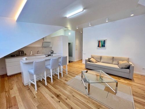 White 1 BD Old Town Apartment by Domvia