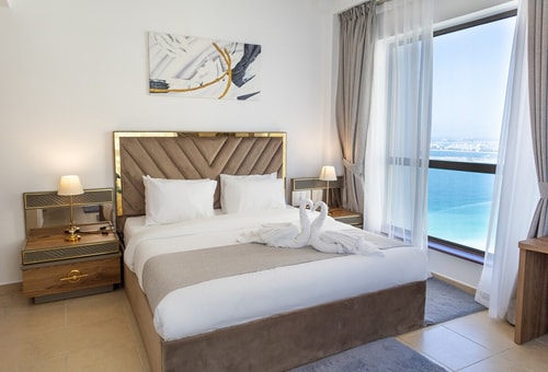 Partial Sea View 2BR with Balcony by Happy Season