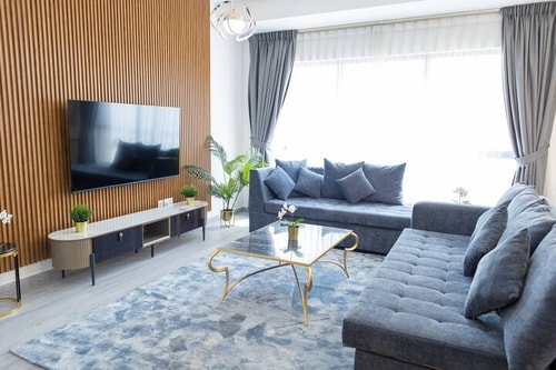 Luxury 2BR SEA and AIN Dubai view, upgraded