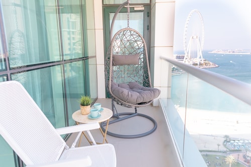 Sea View 2BR privat Beach JBR by Happy Season