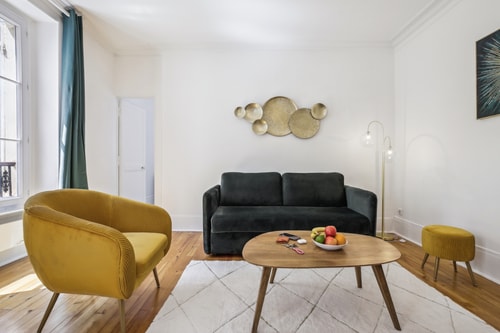 BnBNook - Light-Filled 1BR Close to Eiffel Tower