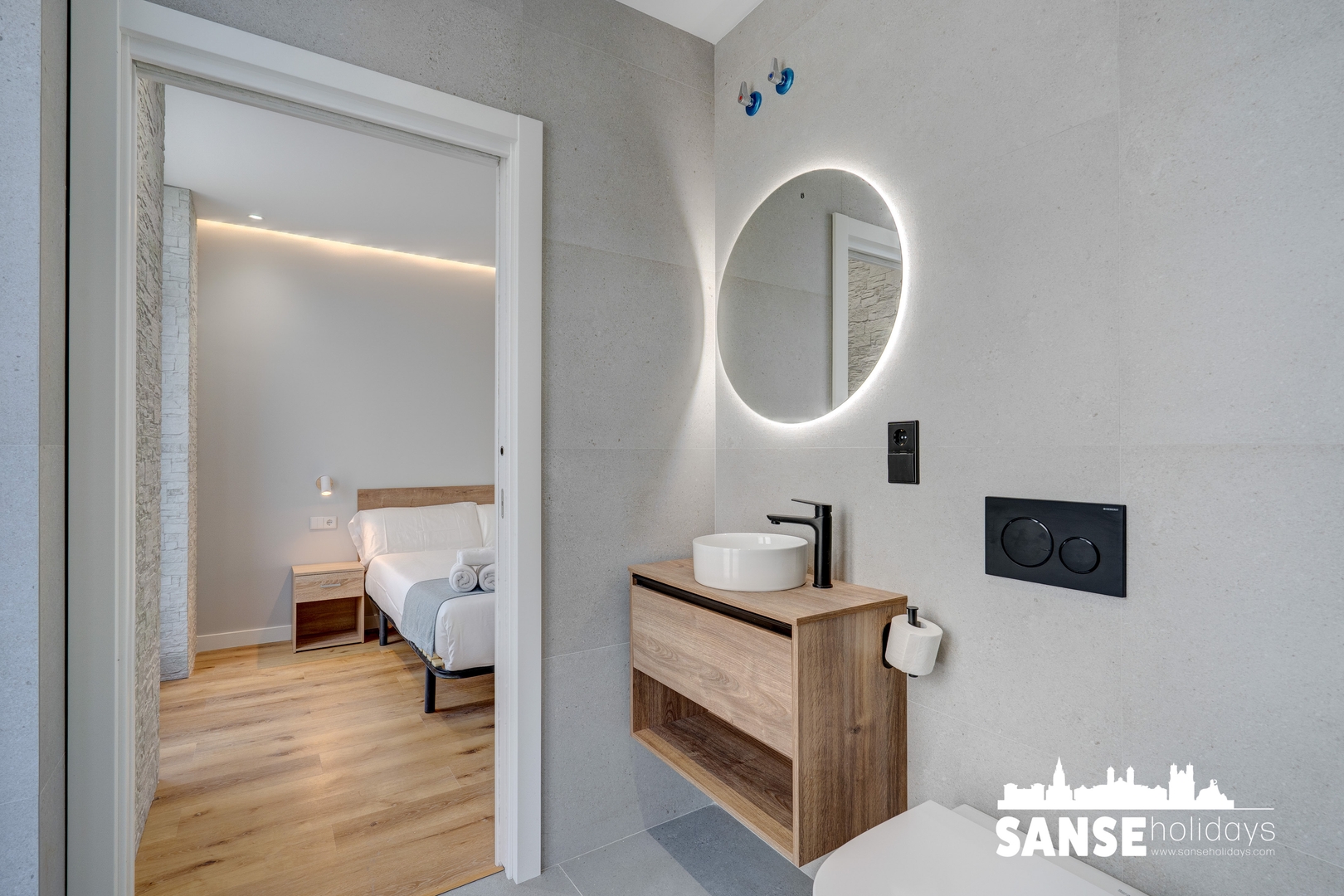 Pensión Yoldi - Habitación Ondarreta 13 Sanse Holidays - Apartamentos tur&iacute;sticos en San Sebasti&aacute;n