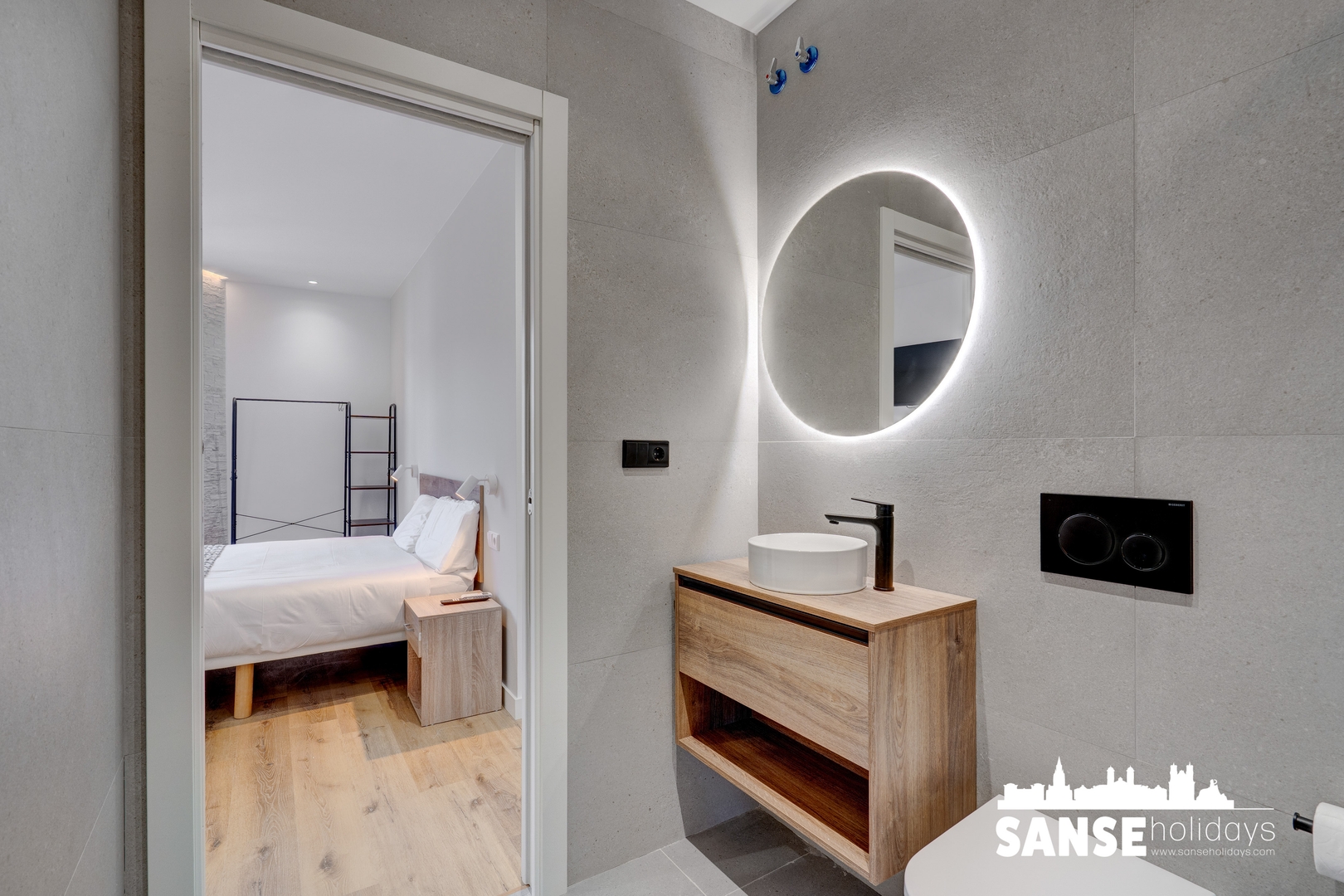 Pensión Yoldi - Habitación Kontxa 19 Sanse Holidays - Apartamentos tur&iacute;sticos en San Sebasti&aacute;n