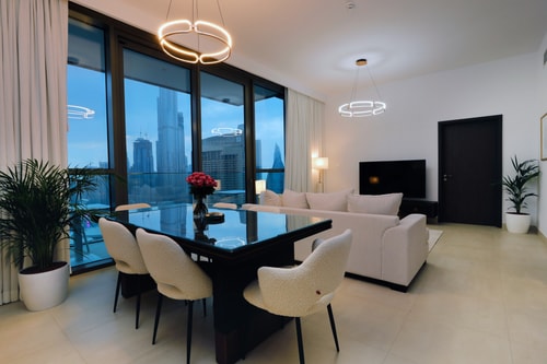 Spacious 3BR | wide & open view to Burj Khalifa 05 9 Ultima Homes