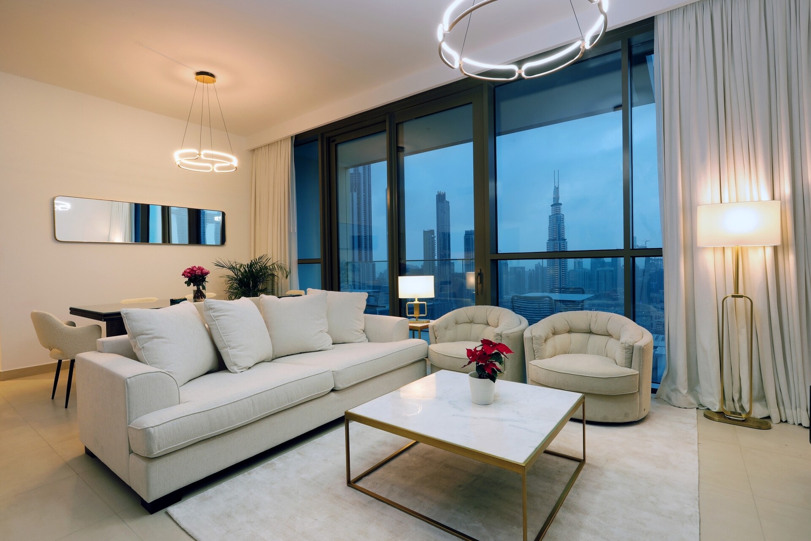 Spacious 3BR | wide & open view to Burj Khalifa 05 Ultima Homes