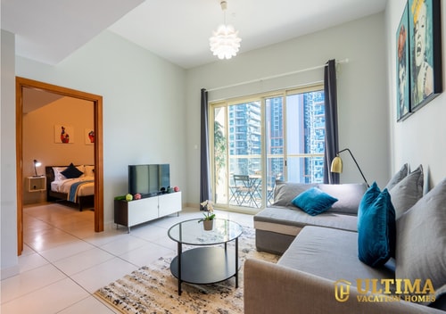 The Marina Walk- JBR Beach Opp.| 1BR Marina Views 2 Ultima Homes