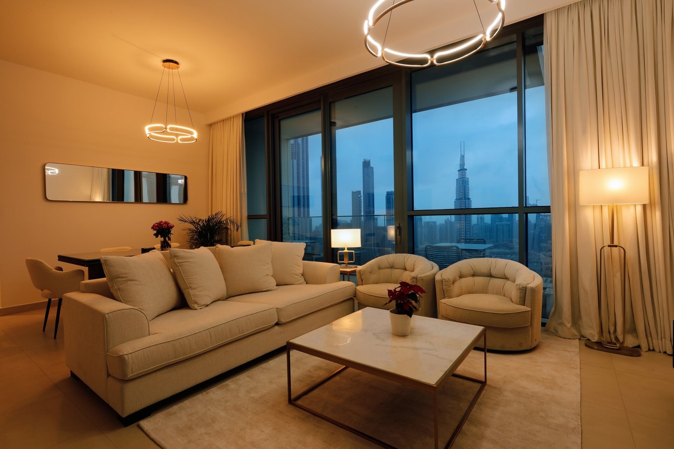 Spacious 3BR | wide & open view to Burj Khalifa 05 gallery image 3