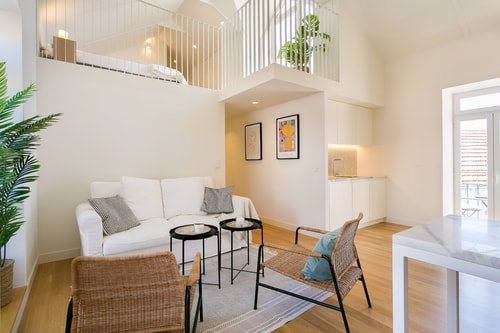 Principe Real Duplex w/balconies and RIVER views! Project Habitat | Property management