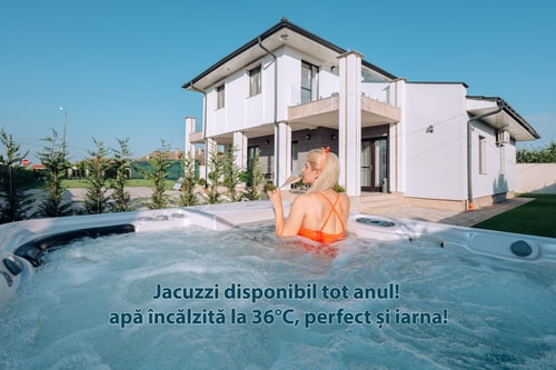 Villa Klia with jacuzzi, sauna near Baile Felix FlatWhite Properties