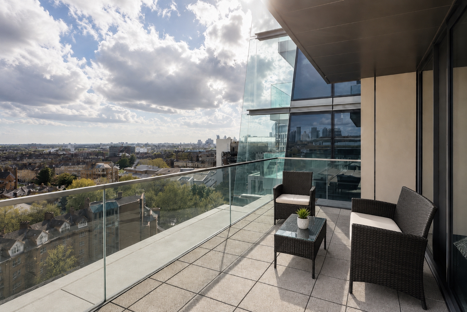 Designer Skyline Retreat • Huge Terrace • A/C 1