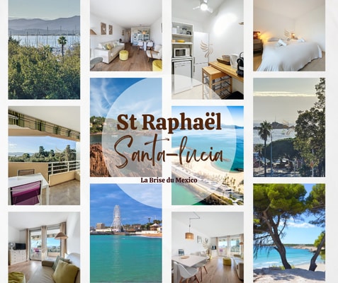 Appt-4 pers, vue mer, terrasses, Piscine, Box-clim CapitalChic Conciergerie