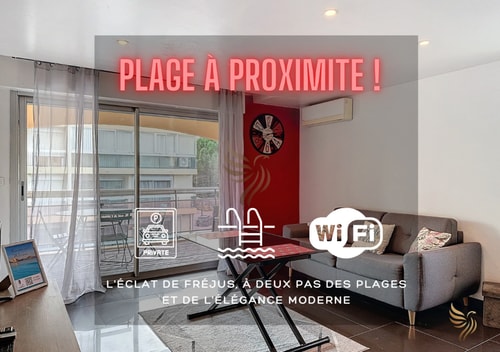 T2 Éclat Carmin, A/C, terrace, pool, tennis 9 CapitalChic Conciergerie