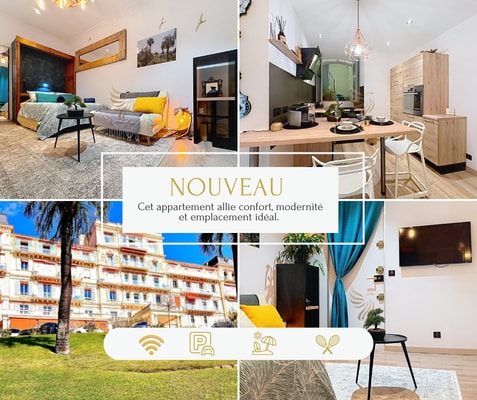 StudioCalifornia-Parking-Plages 15 min walk 0 CapitalChic Conciergerie