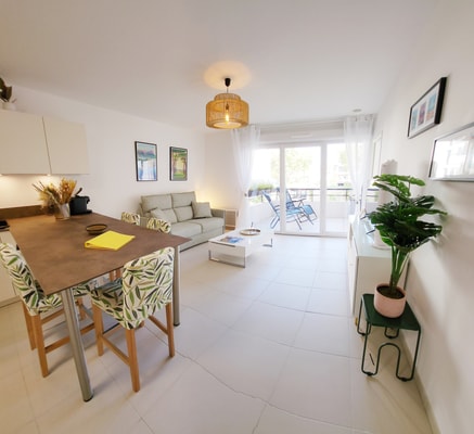 T2 Evasion Azur, 4p, sea view, terrace, parking 7 CapitalChic Conciergerie
