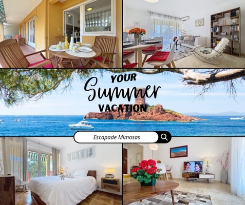 Mimosas Getaway • 2-room apartment + terrace, park 1 CapitalChic Conciergerie